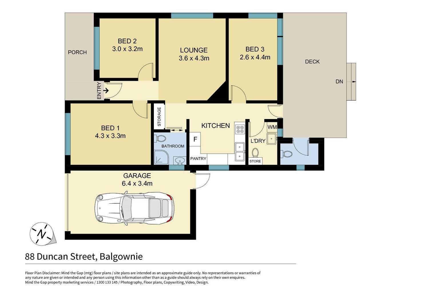 Floorplan of Homely house listing, 88 Duncan Street, Balgownie NSW 2519
