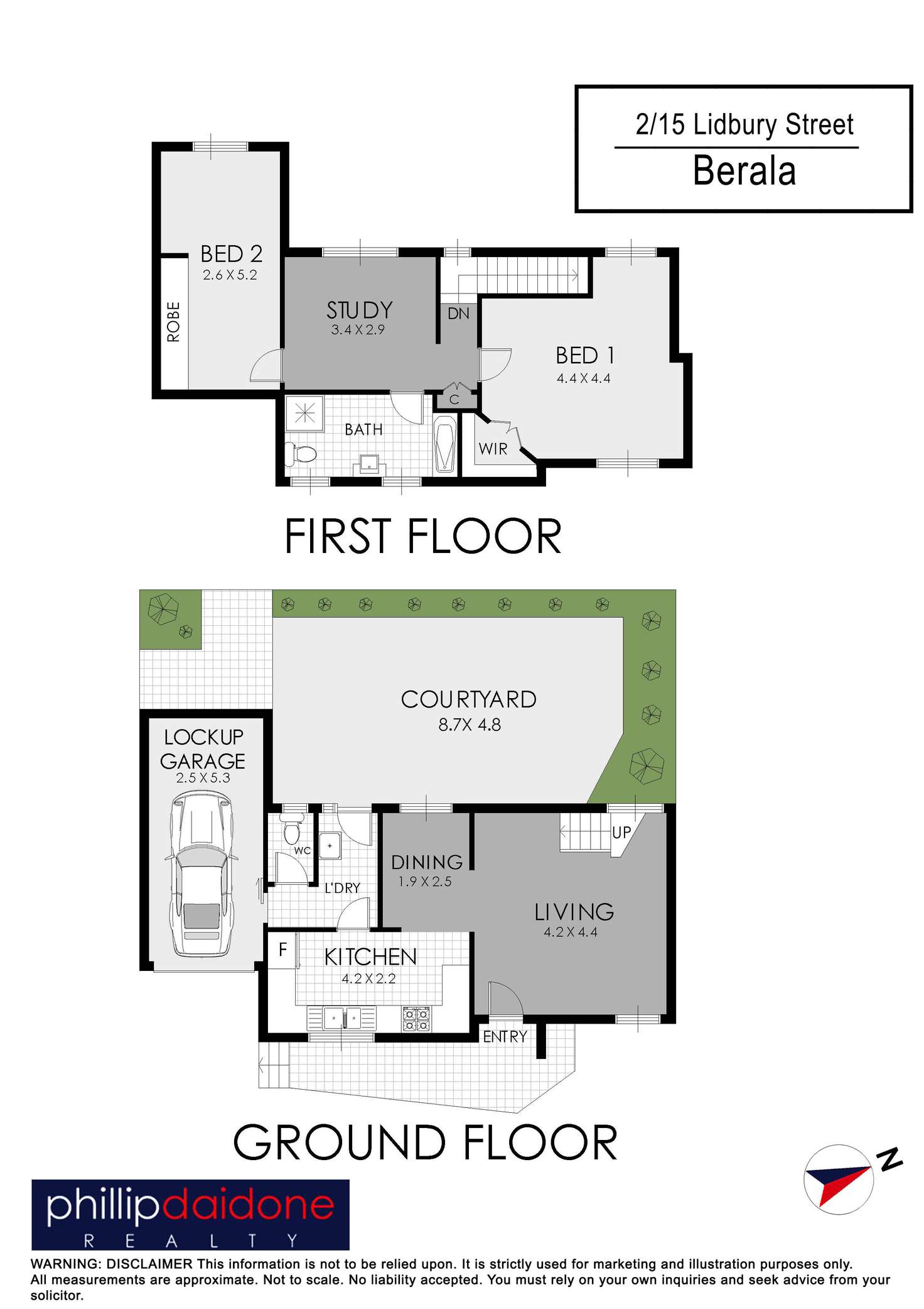 Floorplan of Homely townhouse listing, 3/15 Lidbury Street, Berala NSW 2141