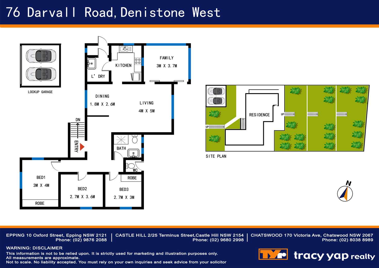 Floorplan of Homely house listing, 76 Darvall Road, Denistone West NSW 2114