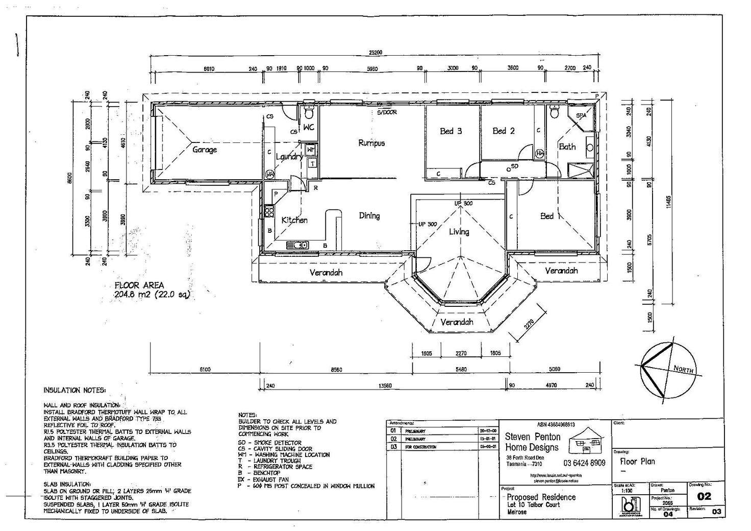 Floorplan of Homely house listing, 8 Talbor Court, Aberdeen TAS 7310