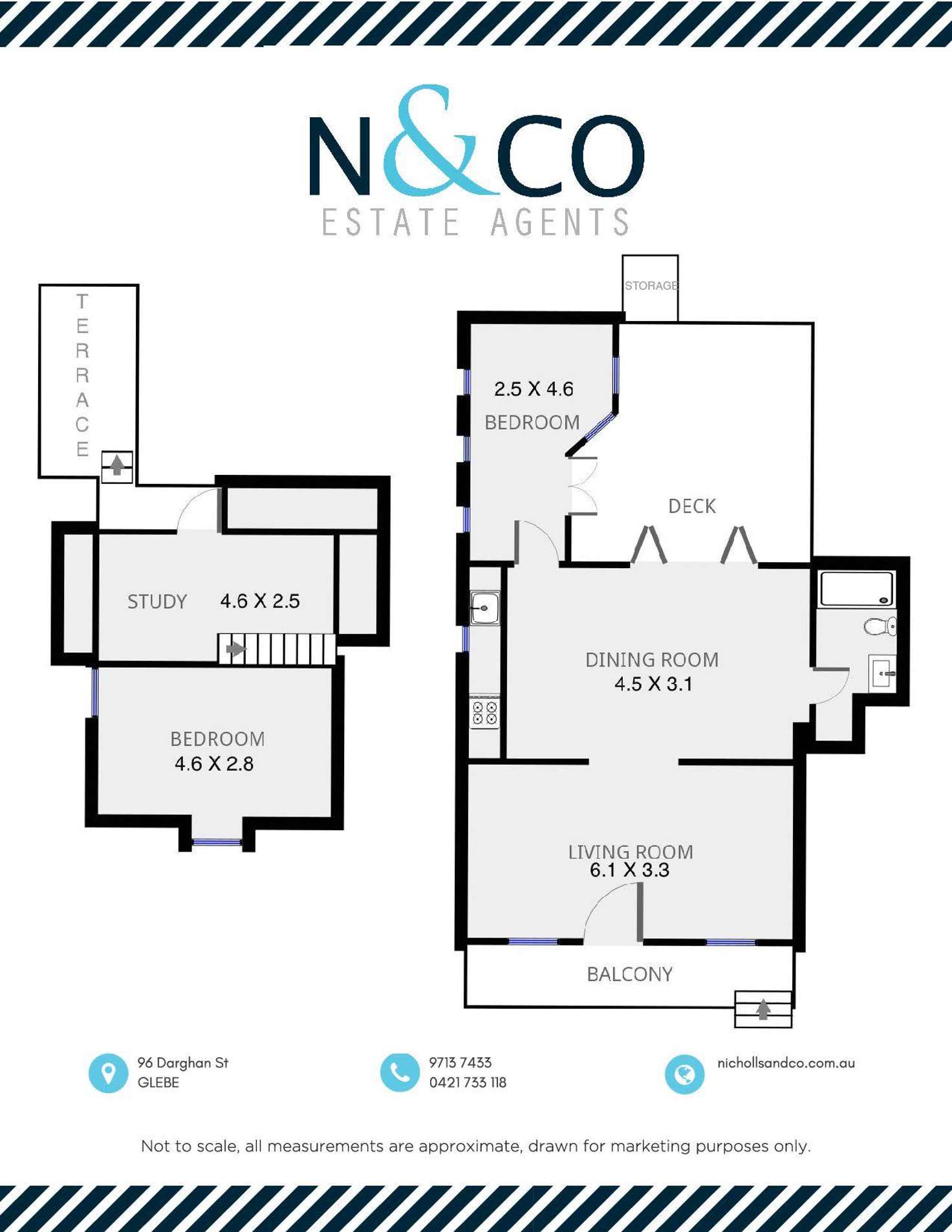 Floorplan of Homely house listing, 96 Darghan Street, Glebe NSW 2037