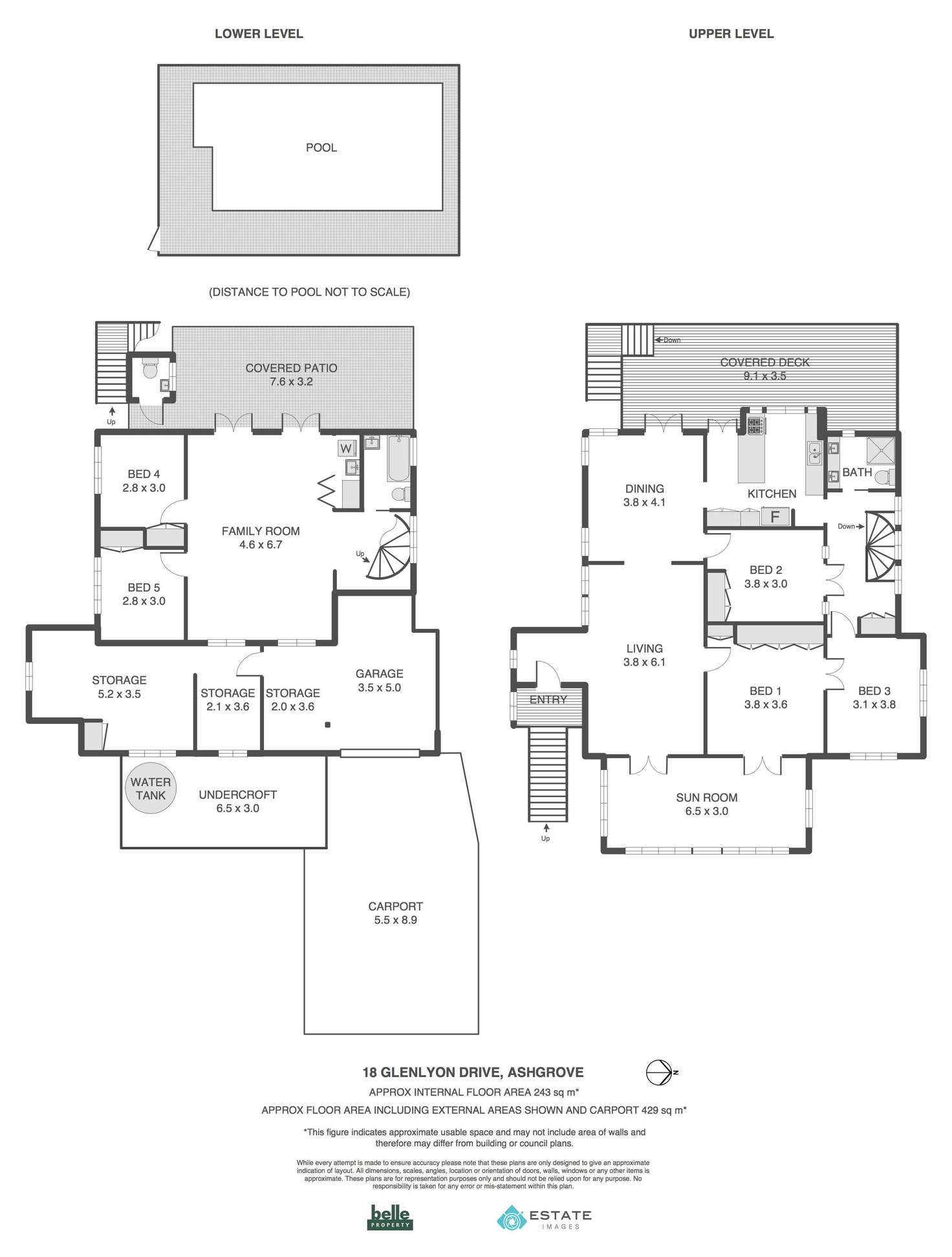 Floorplan of Homely house listing, 18 Glenlyon Drive, Ashgrove QLD 4060