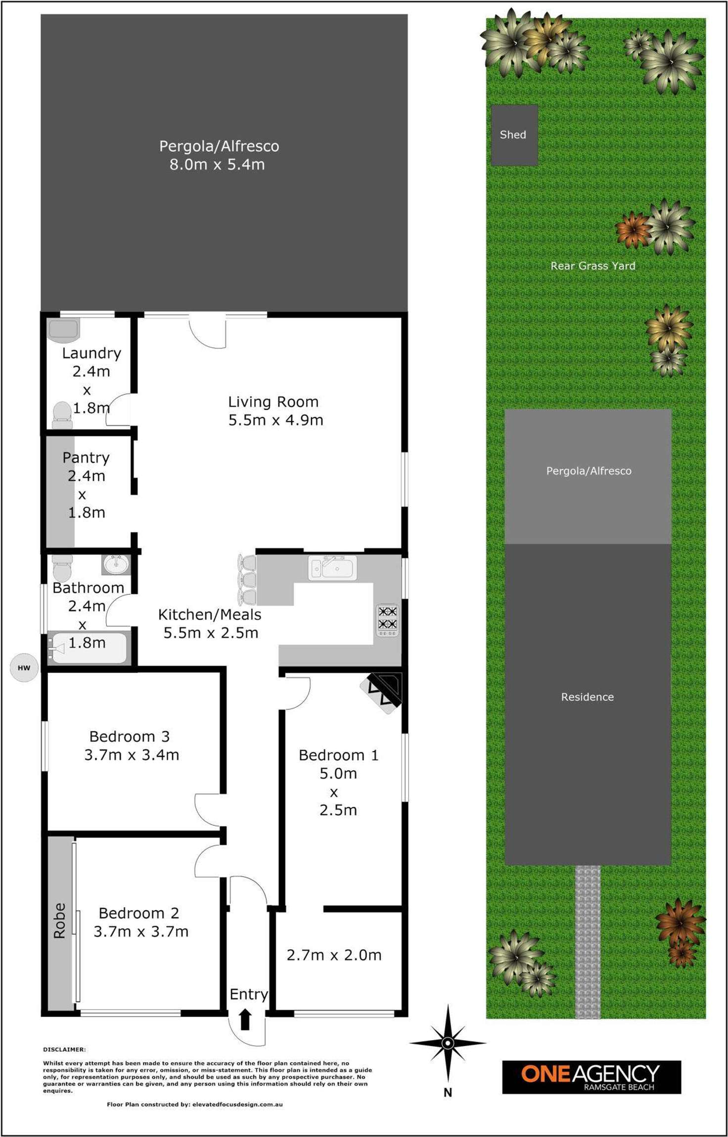 Floorplan of Homely house listing, 33 Arthur Street, Bexley NSW 2207