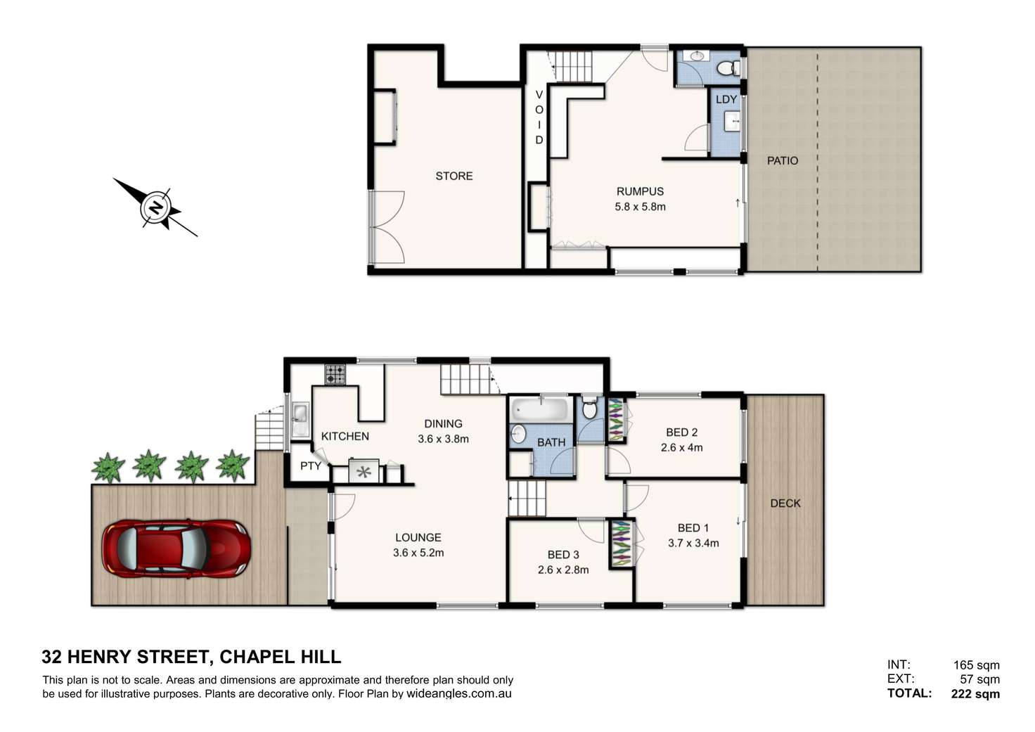 Floorplan of Homely house listing, 32 Henry Street, Chapel Hill QLD 4069