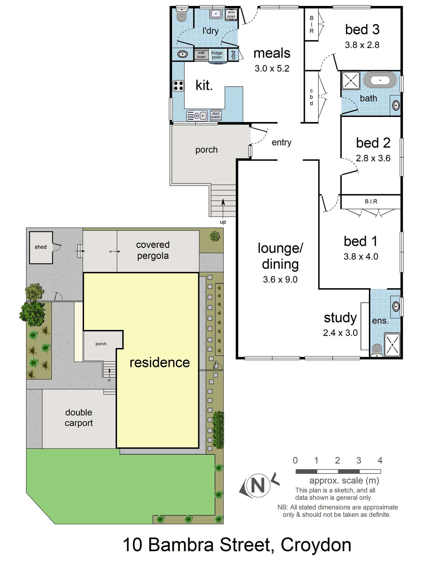Floorplan of Homely house listing, 10 Bambra Street, Croydon VIC 3136