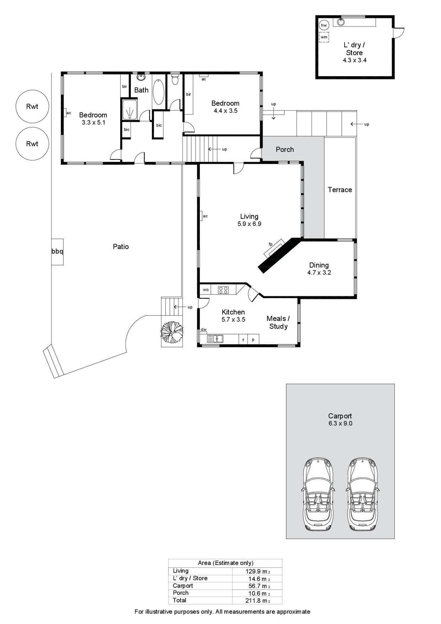 Floorplan of Homely house listing, 107 Aldgate Valley Road, Aldgate SA 5154