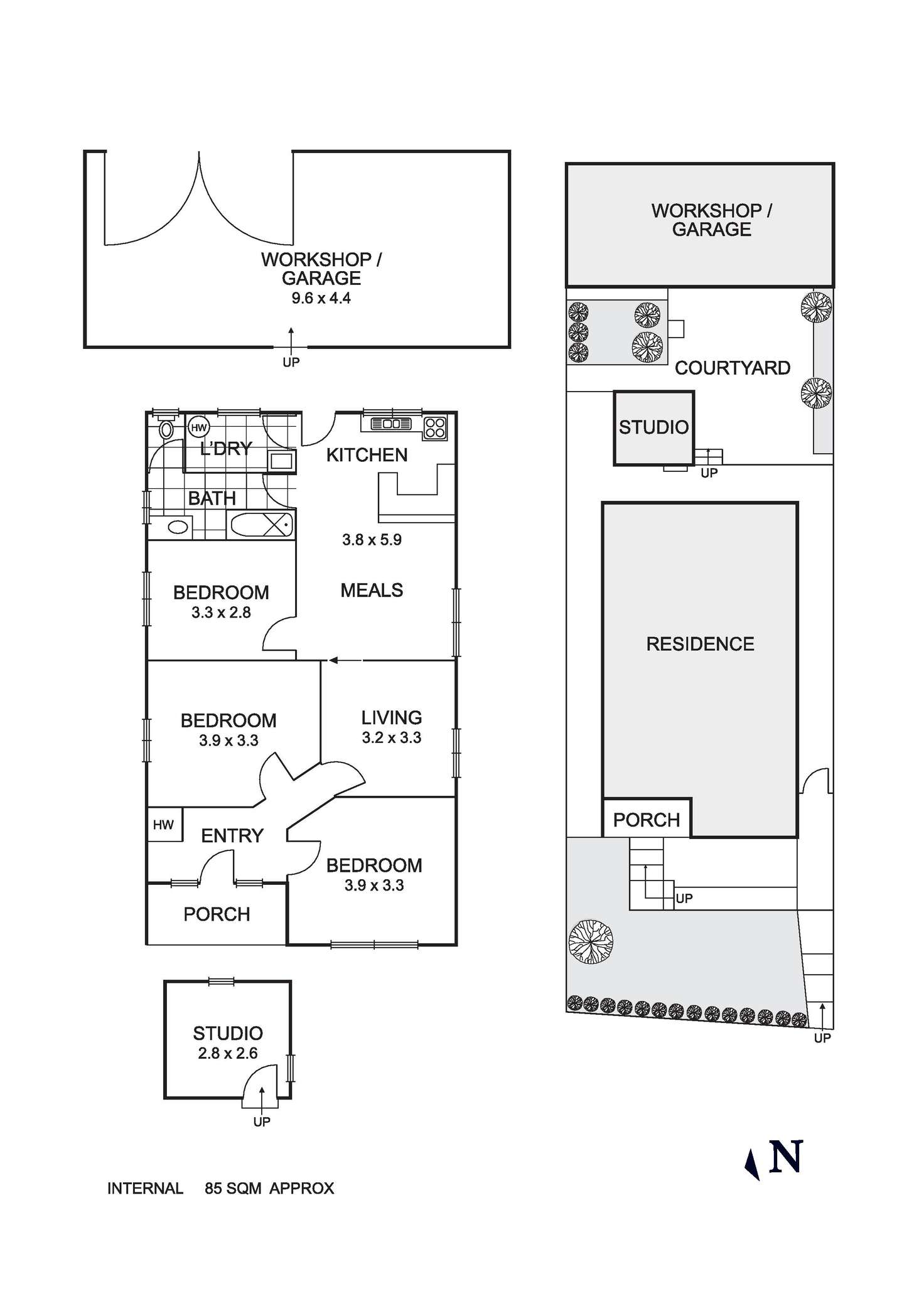 Floorplan of Homely house listing, 56 Shamrock. Street, Brunswick West VIC 3055