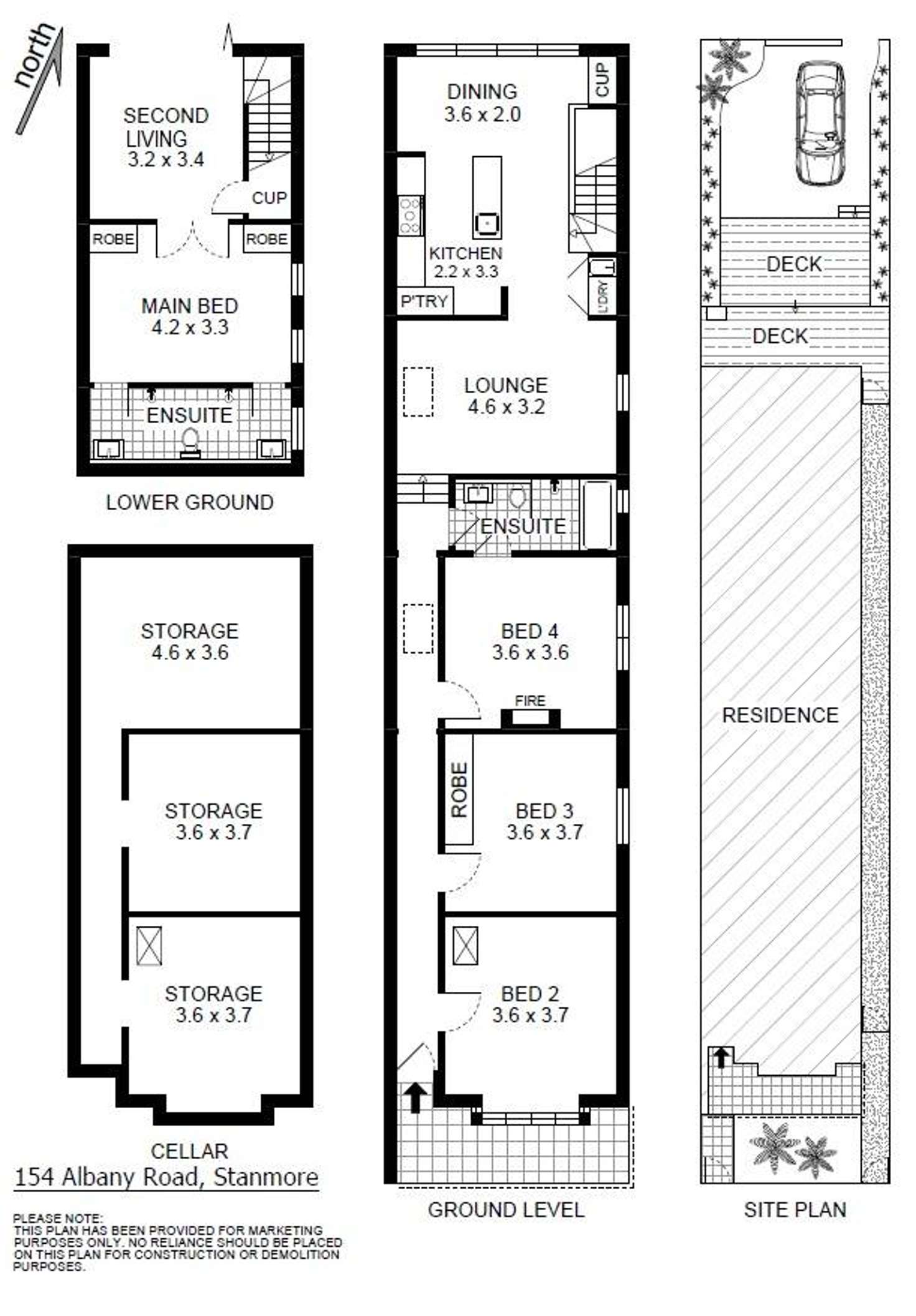 Floorplan of Homely house listing, 154 Albany Road, Stanmore NSW 2048