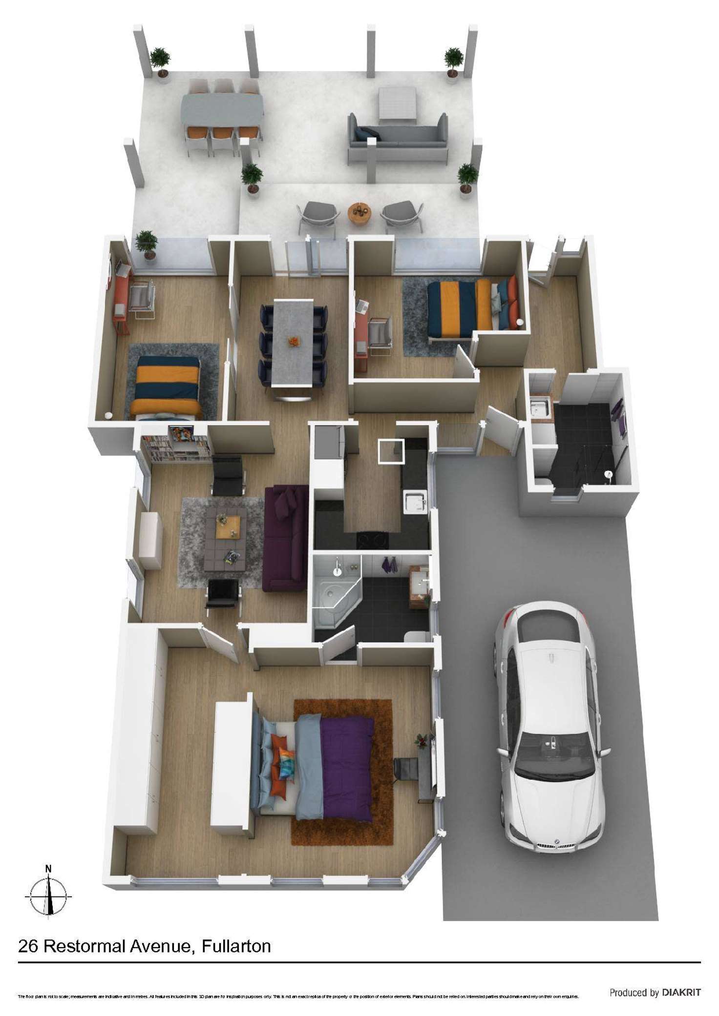 Floorplan of Homely house listing, 26 Restormal Avenue, Fullarton SA 5063