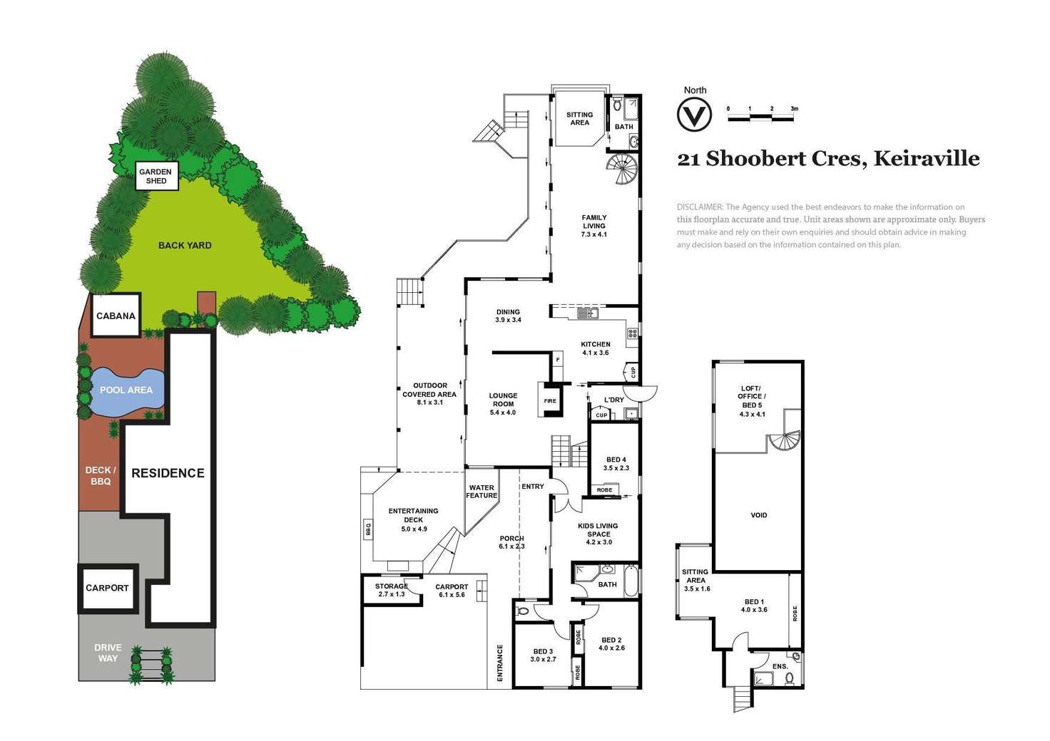 Floorplan of Homely house listing, 21 Shoobert Crescent, Keiraville NSW 2500