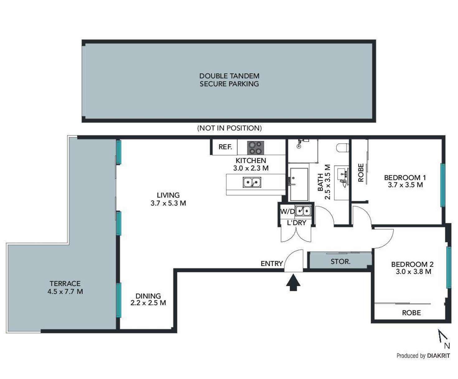 Floorplan of Homely apartment listing, 27/228 Condamine Street, Manly Vale NSW 2093