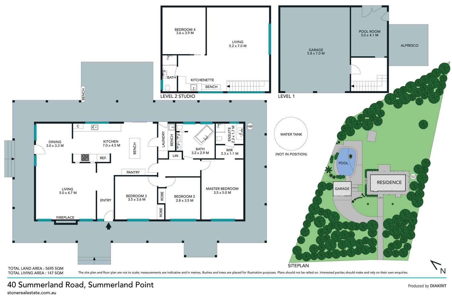 Floorplan of Homely house listing, 40 Summerland Road, Summerland Point NSW 2259