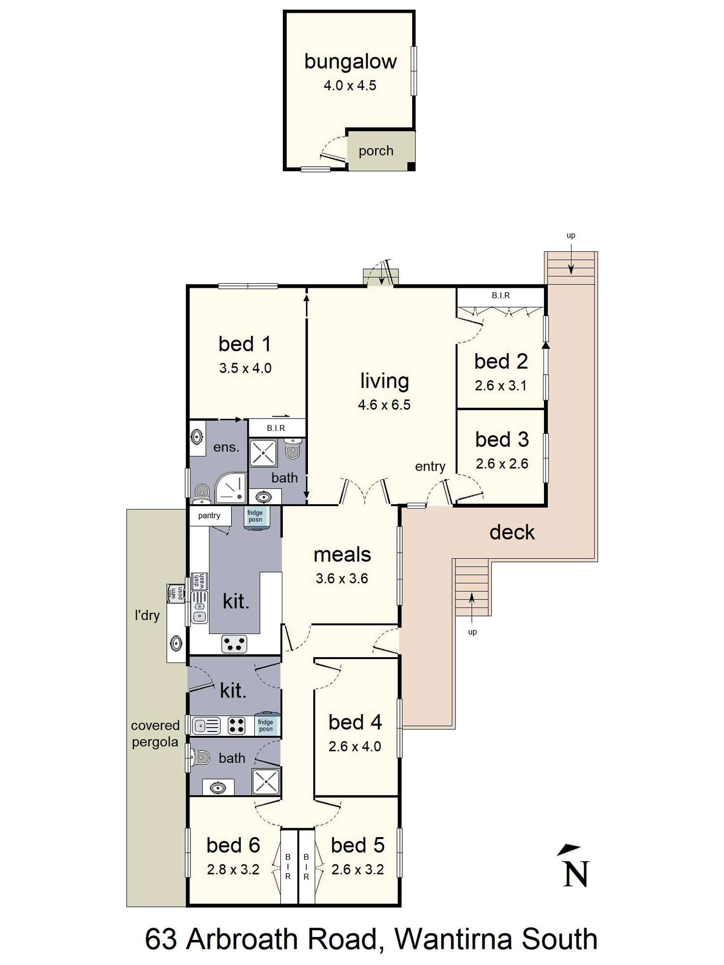 Floorplan of Homely house listing, 63 Arbroath Road, Wantirna South VIC 3152