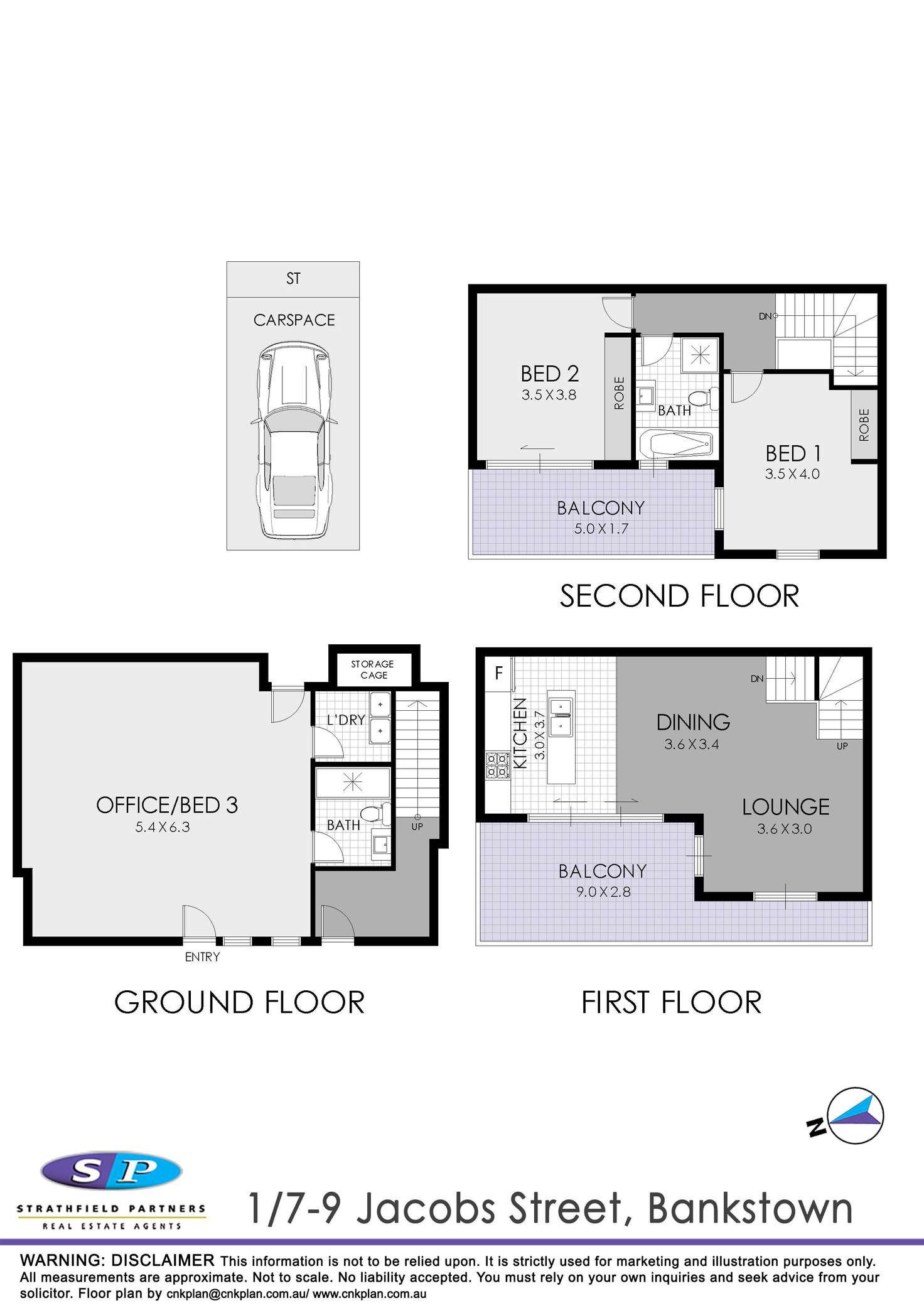 Floorplan of Homely apartment listing, 1/7 Jacobs Street, Bankstown NSW 2200