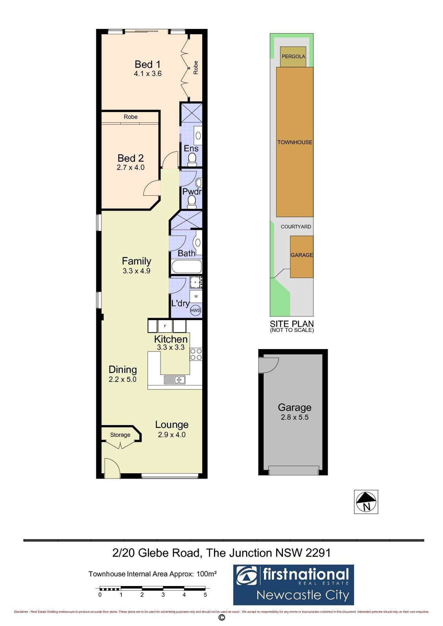 Floorplan of Homely villa listing, 2/20 Glebe Road, The Junction NSW 2291