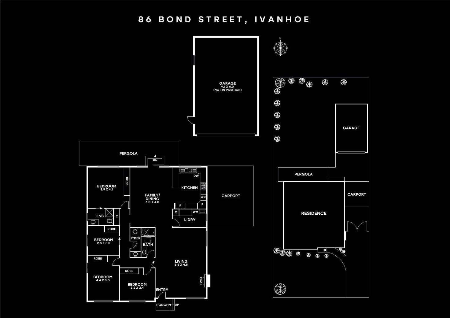 Floorplan of Homely house listing, 86 Bond Street, Ivanhoe VIC 3079