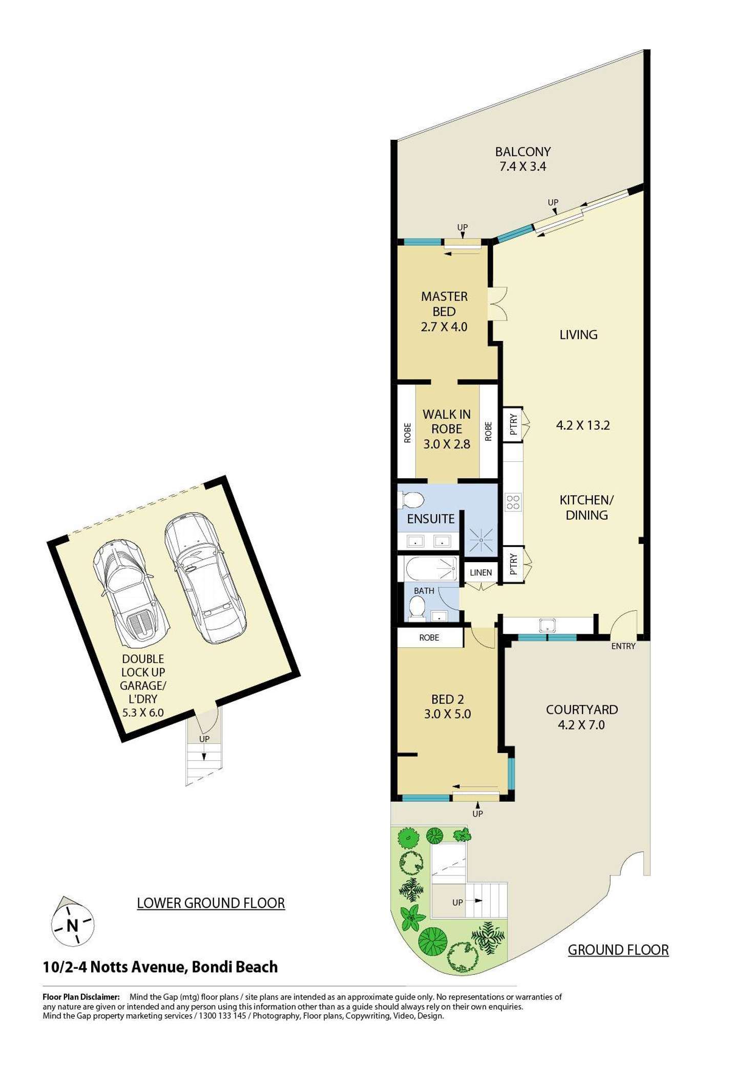 Floorplan of Homely apartment listing, 10/2-4 Notts Avenue, Bondi Beach NSW 2026