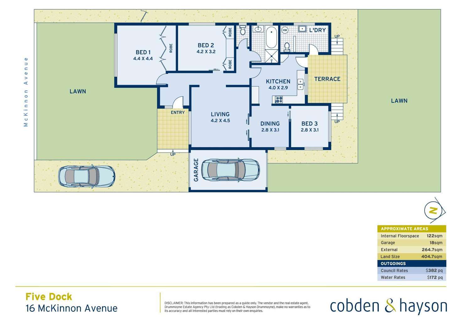 Floorplan of Homely house listing, 16 McKinnon Avenue, Five Dock NSW 2046