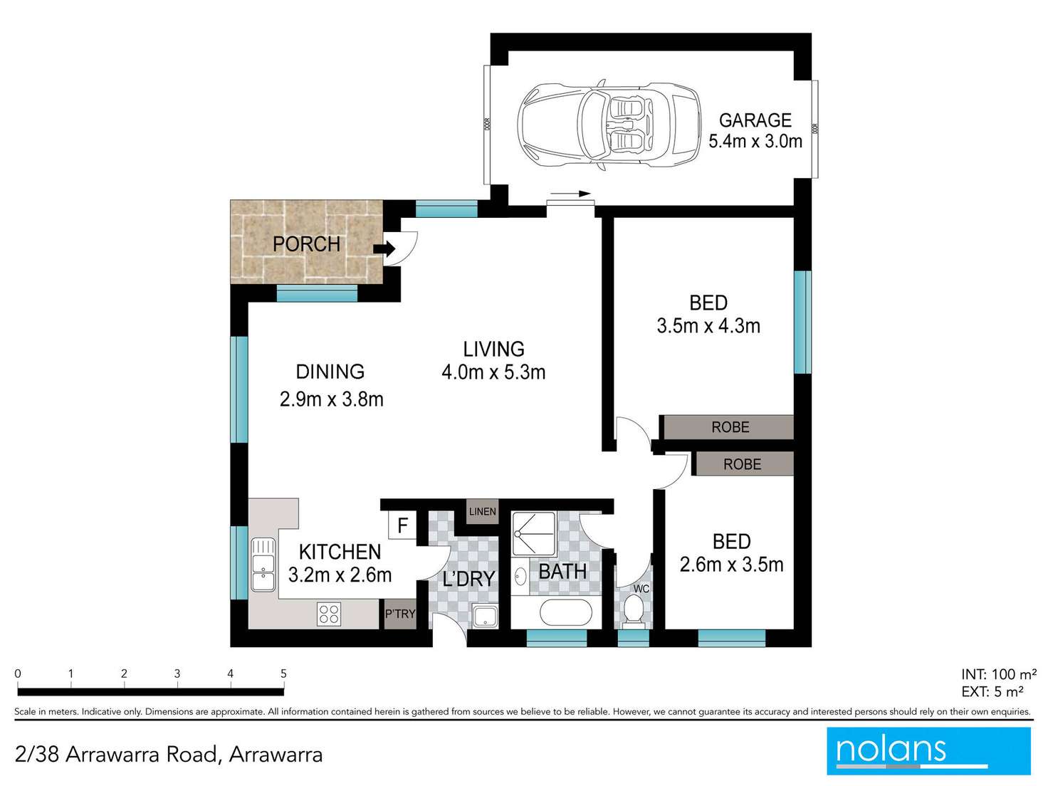 Floorplan of Homely unit listing, 2/38 Arrawarra Road, Arrawarra Headland NSW 2456