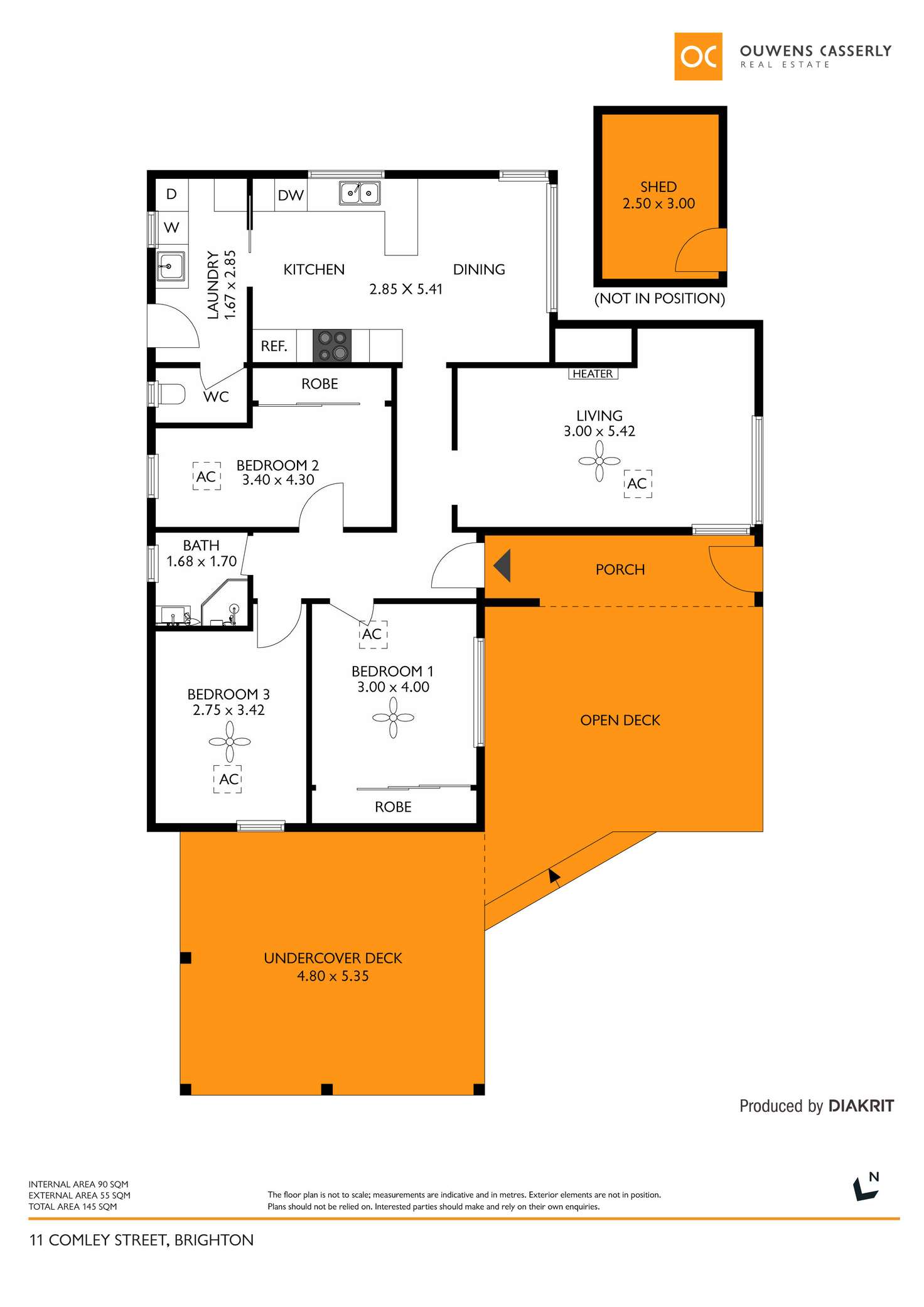 Floorplan of Homely house listing, 11 Comley Street, Brighton SA 5048