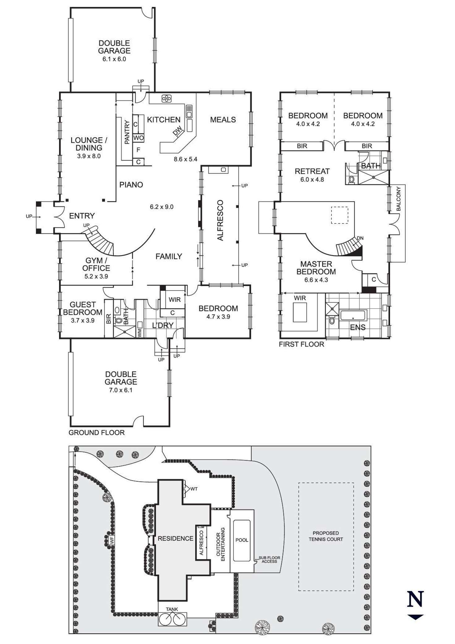 Floorplan of Homely house listing, 18 Bamfield Close, Templestowe VIC 3106