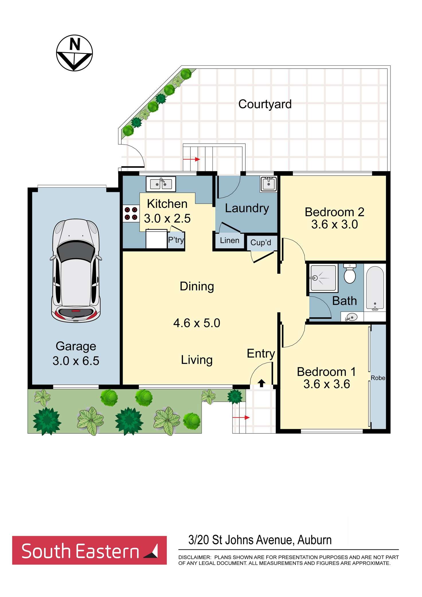 Floorplan of Homely villa listing, 3/20 St. Johns Avenue, Auburn NSW 2144