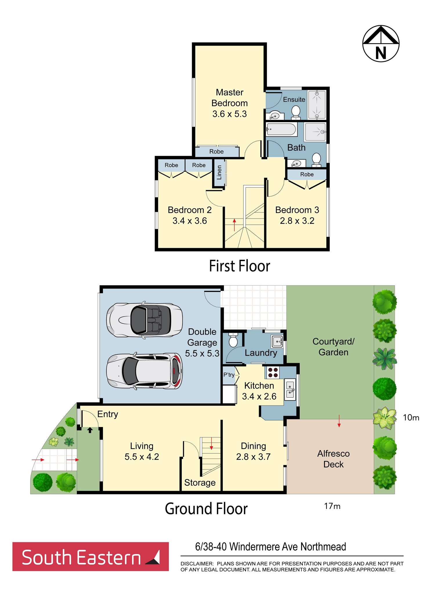 Floorplan of Homely townhouse listing, 6/38-40 Windermere Avenue, Northmead NSW 2152
