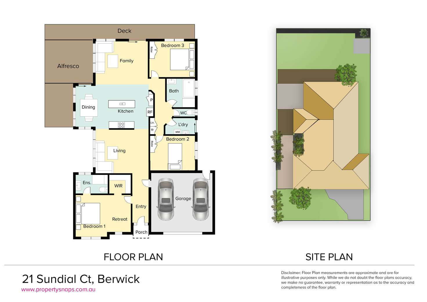 Floorplan of Homely house listing, 21 Sundial Court, Berwick VIC 3806