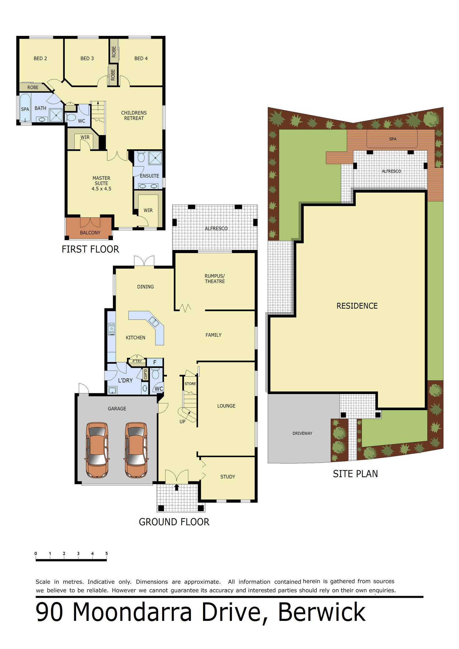 Floorplan of Homely house listing, 90 Moondarra Drive, Berwick VIC 3806