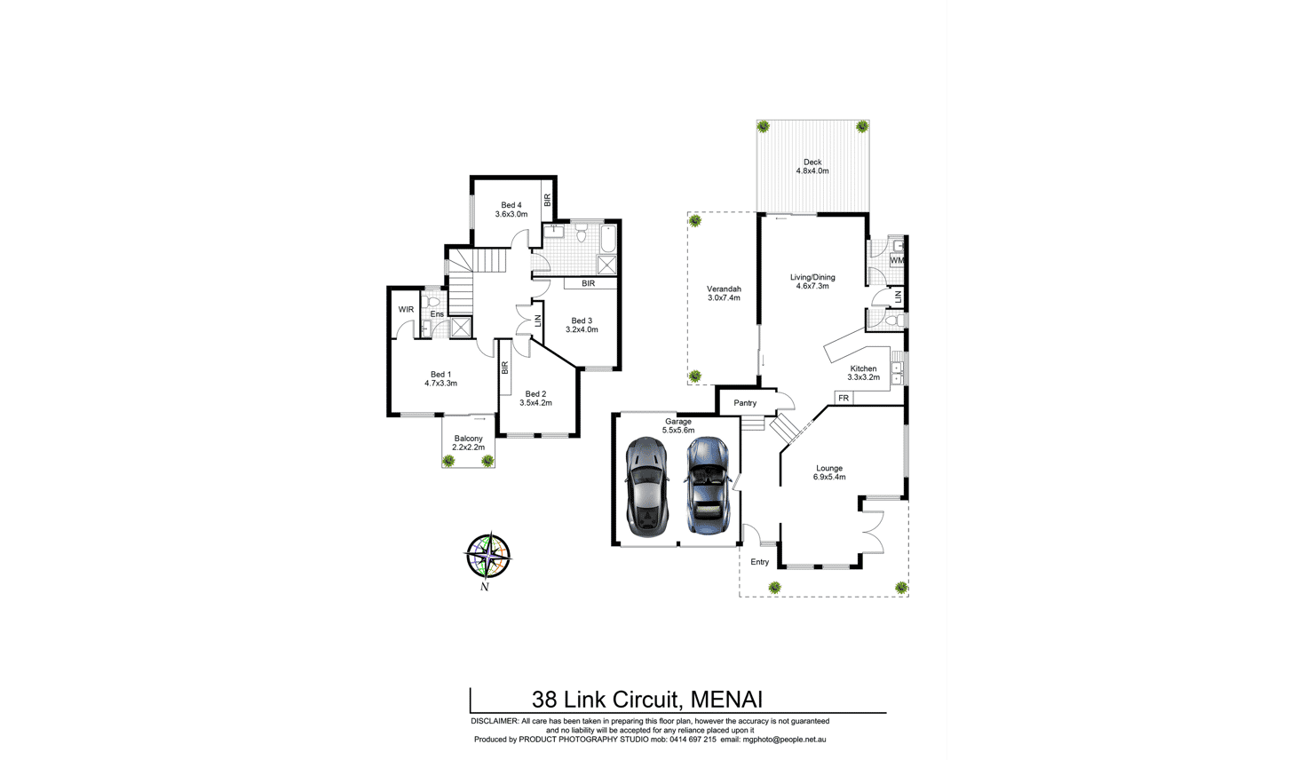 Floorplan of Homely house listing, 38 Link Circuit, Menai NSW 2234