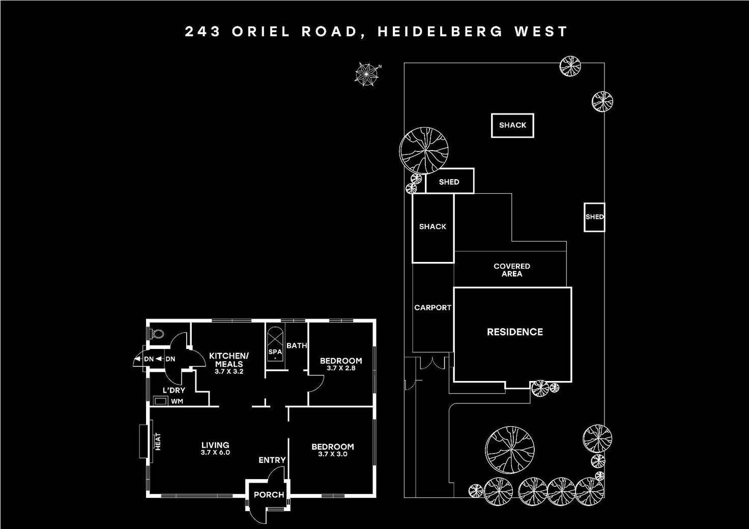Floorplan of Homely house listing, 243 Oriel Road, Heidelberg West VIC 3081