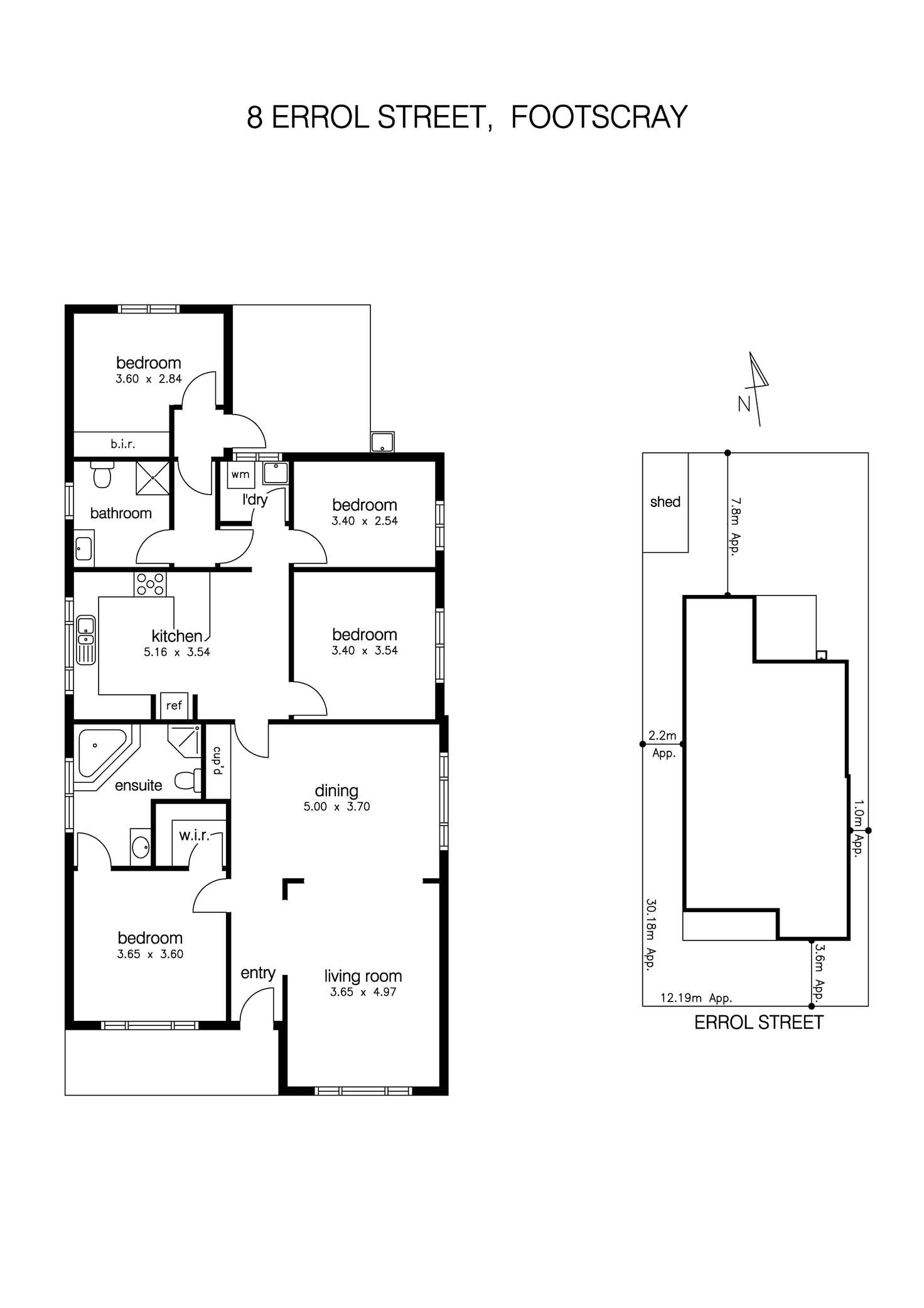 Floorplan of Homely house listing, 8 Errol Street, Footscray VIC 3011