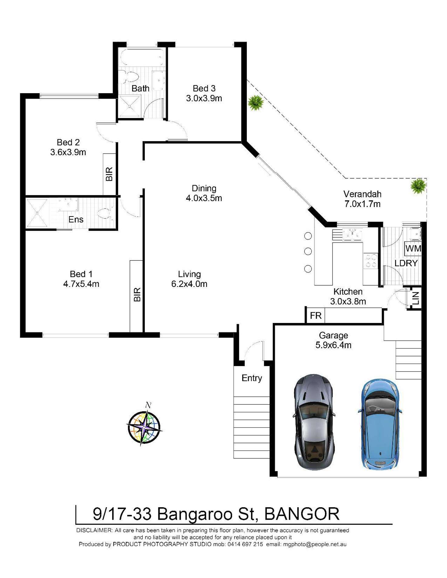 Floorplan of Homely villa listing, 9/17-33 Bangaroo Street, Bangor NSW 2234