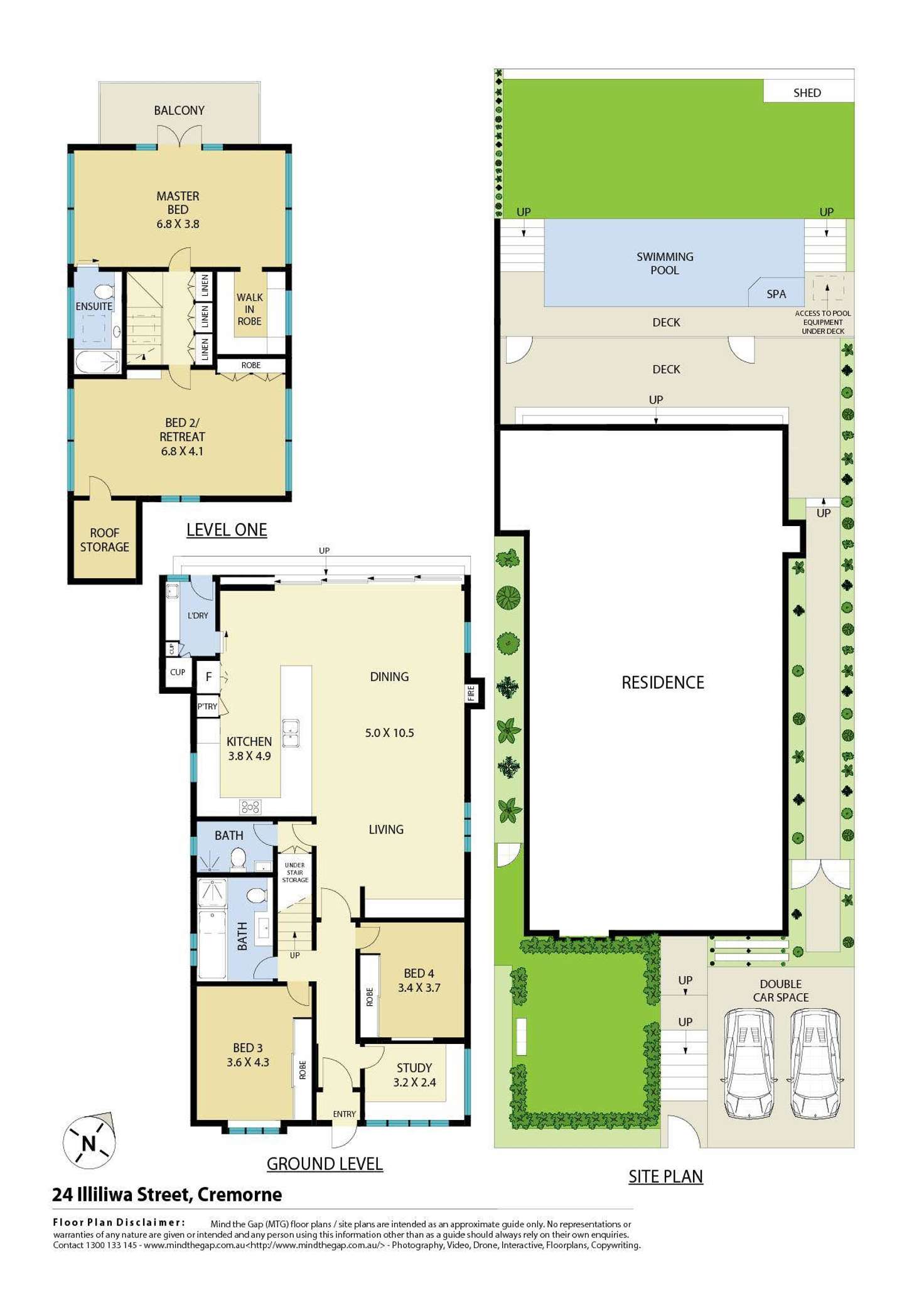 Floorplan of Homely house listing, 24 Illiliwa Street, Cremorne NSW 2090