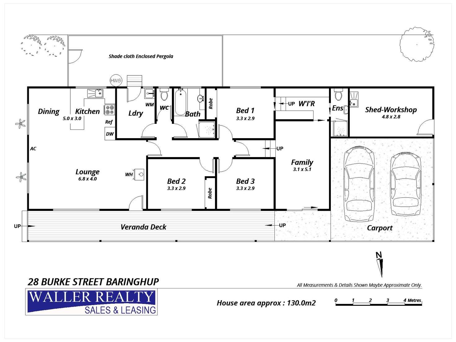 Floorplan of Homely house listing, 28 Burke Street, Baringhup VIC 3463