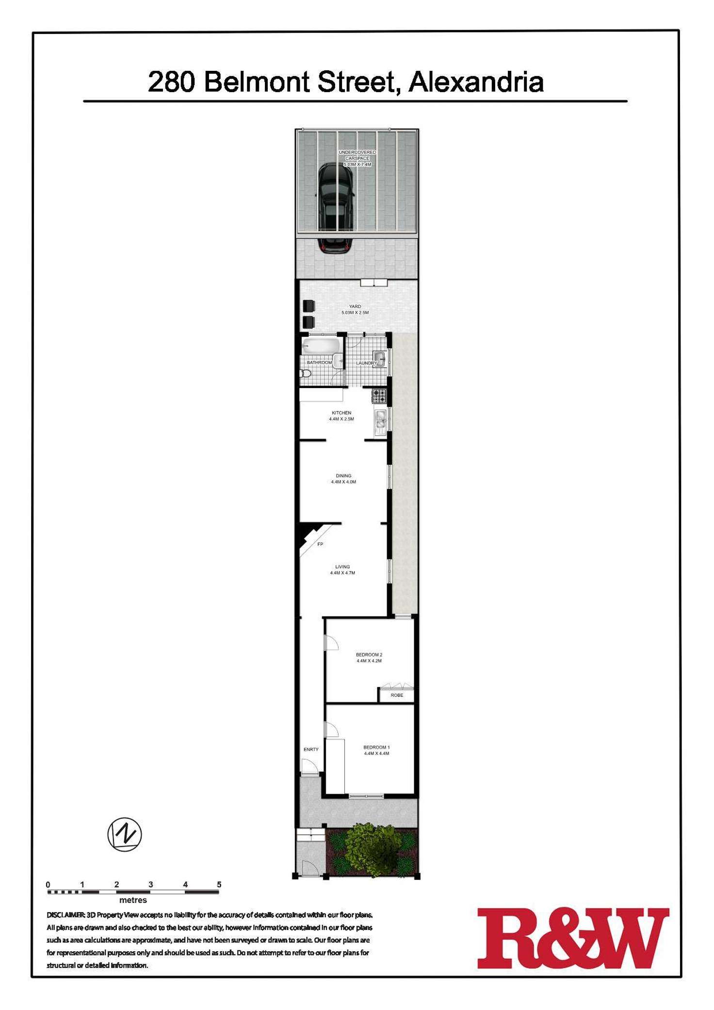 Floorplan of Homely house listing, 280 Belmont Street, Alexandria NSW 2015