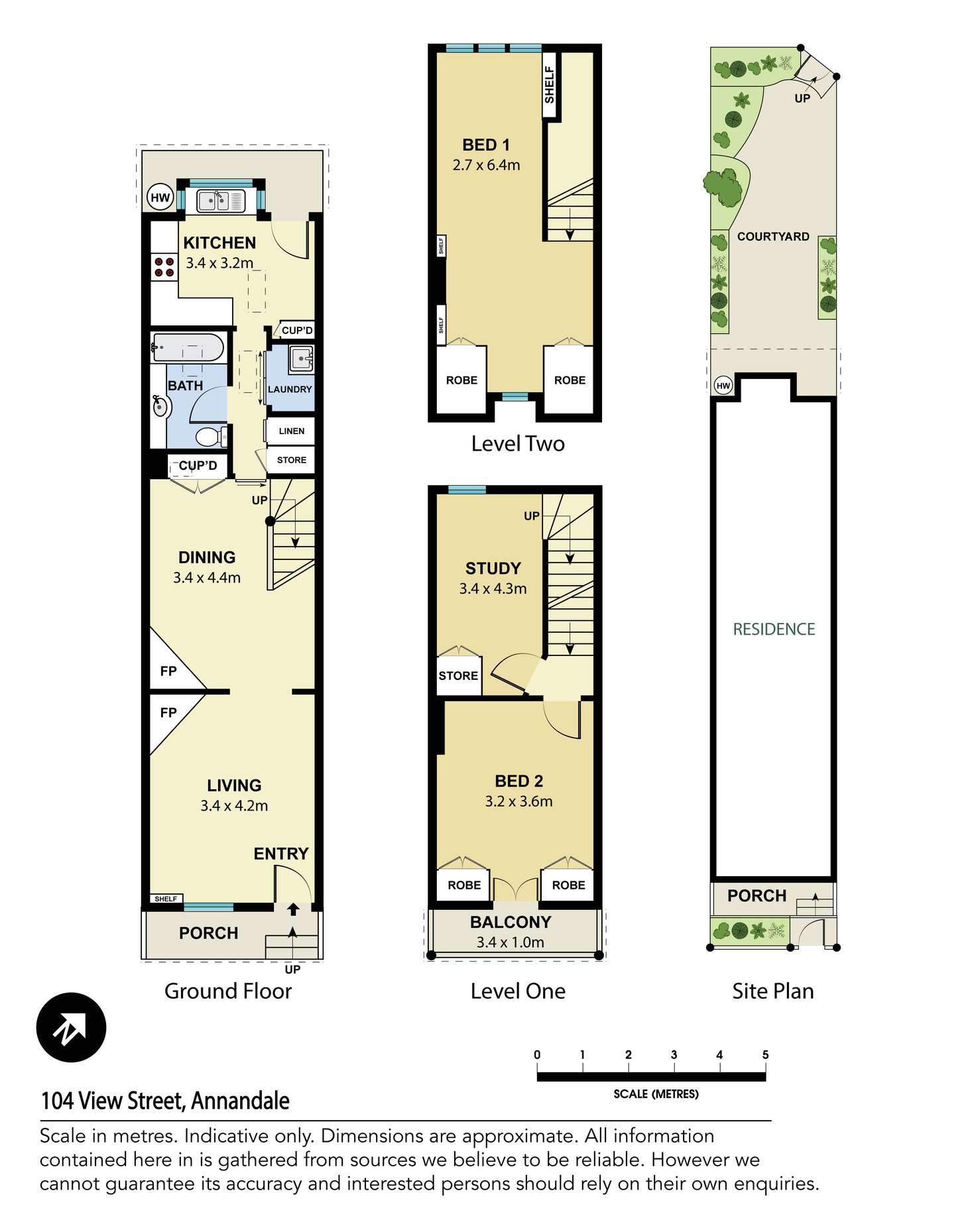 Floorplan of Homely house listing, 104 View Street, Annandale NSW 2038