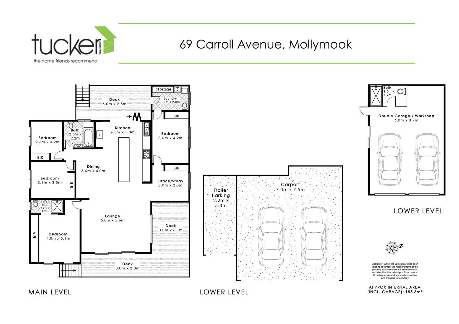 Floorplan of Homely house listing, 69 Carroll Avenue, Mollymook NSW 2539