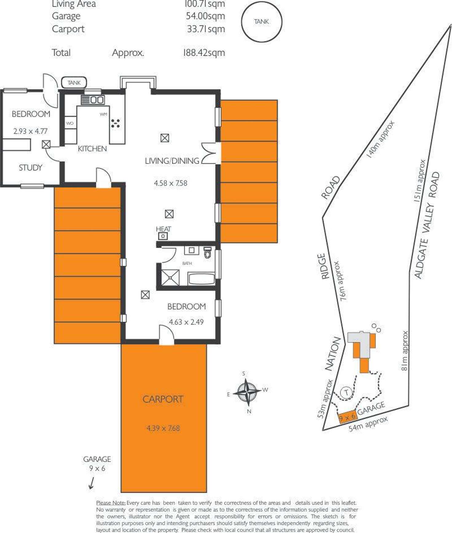 Floorplan of Homely house listing, 44 Nation Ridge Road, Aldgate SA 5154