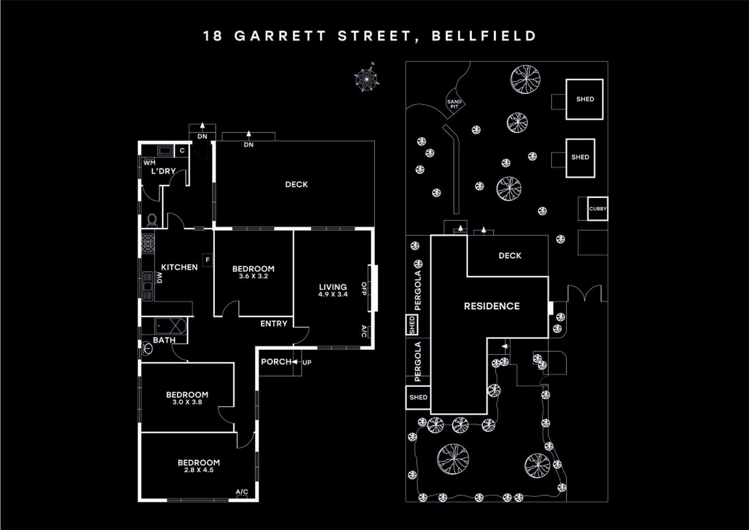 Floorplan of Homely house listing, 18 Garrett Crescent, Bellfield VIC 3081
