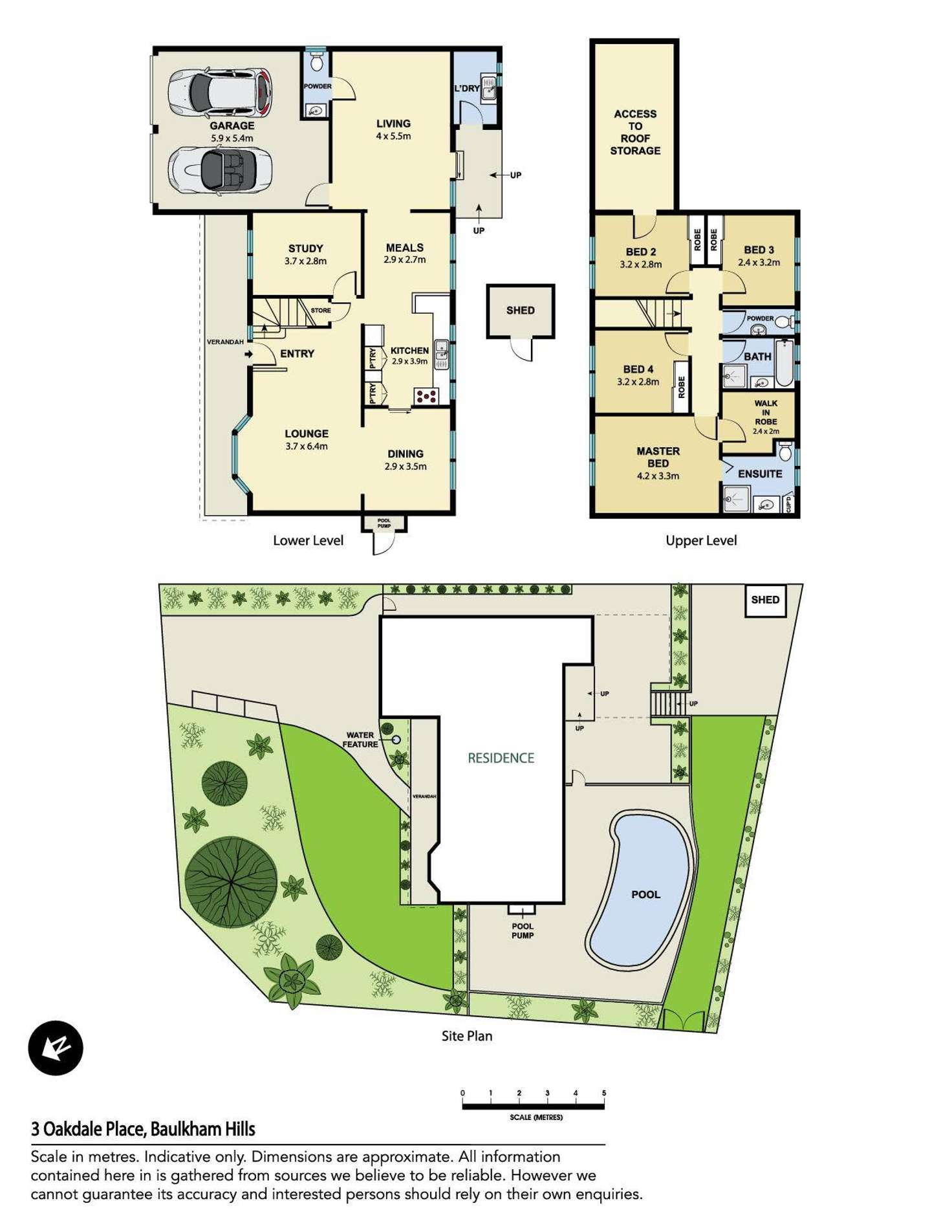 Floorplan of Homely house listing, 3 Oakdale Place, Baulkham Hills NSW 2153