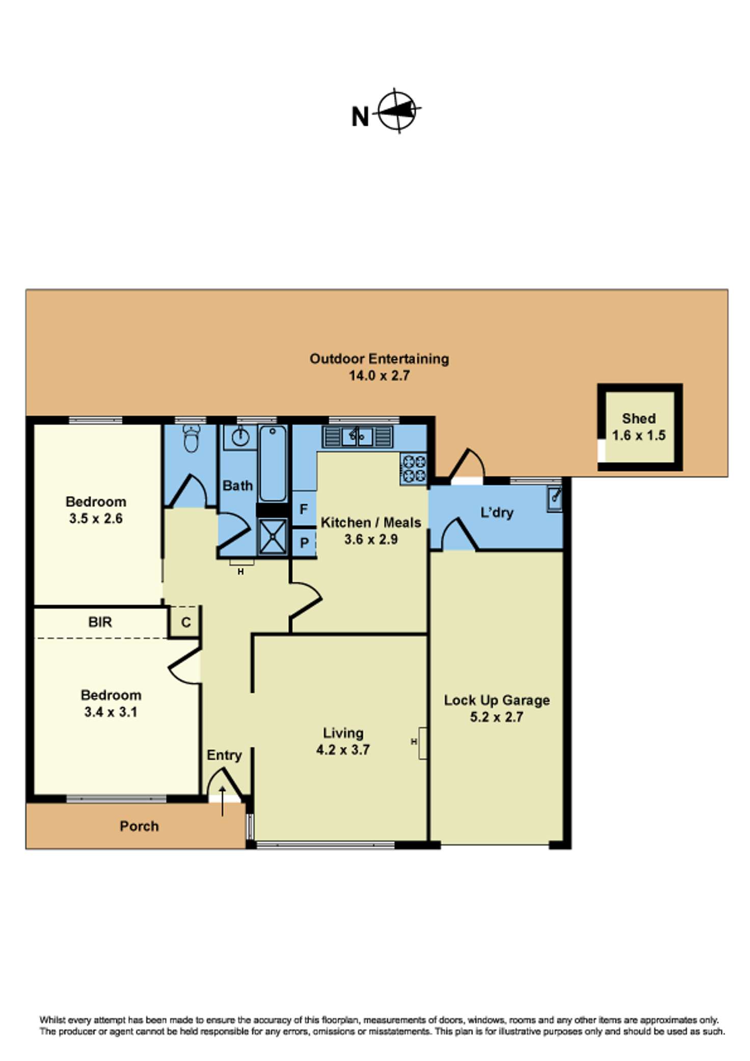 Floorplan of Homely unit listing, 3/3 King Edward Avenue, Albion VIC 3020