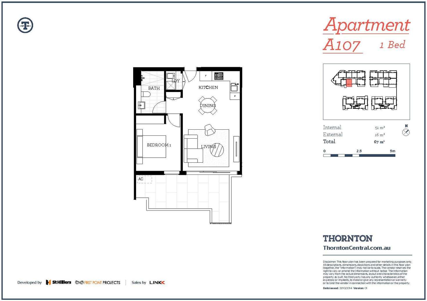 Floorplan of Homely apartment listing, 107/101A Lord Sheffield Circuit, Penrith NSW 2750