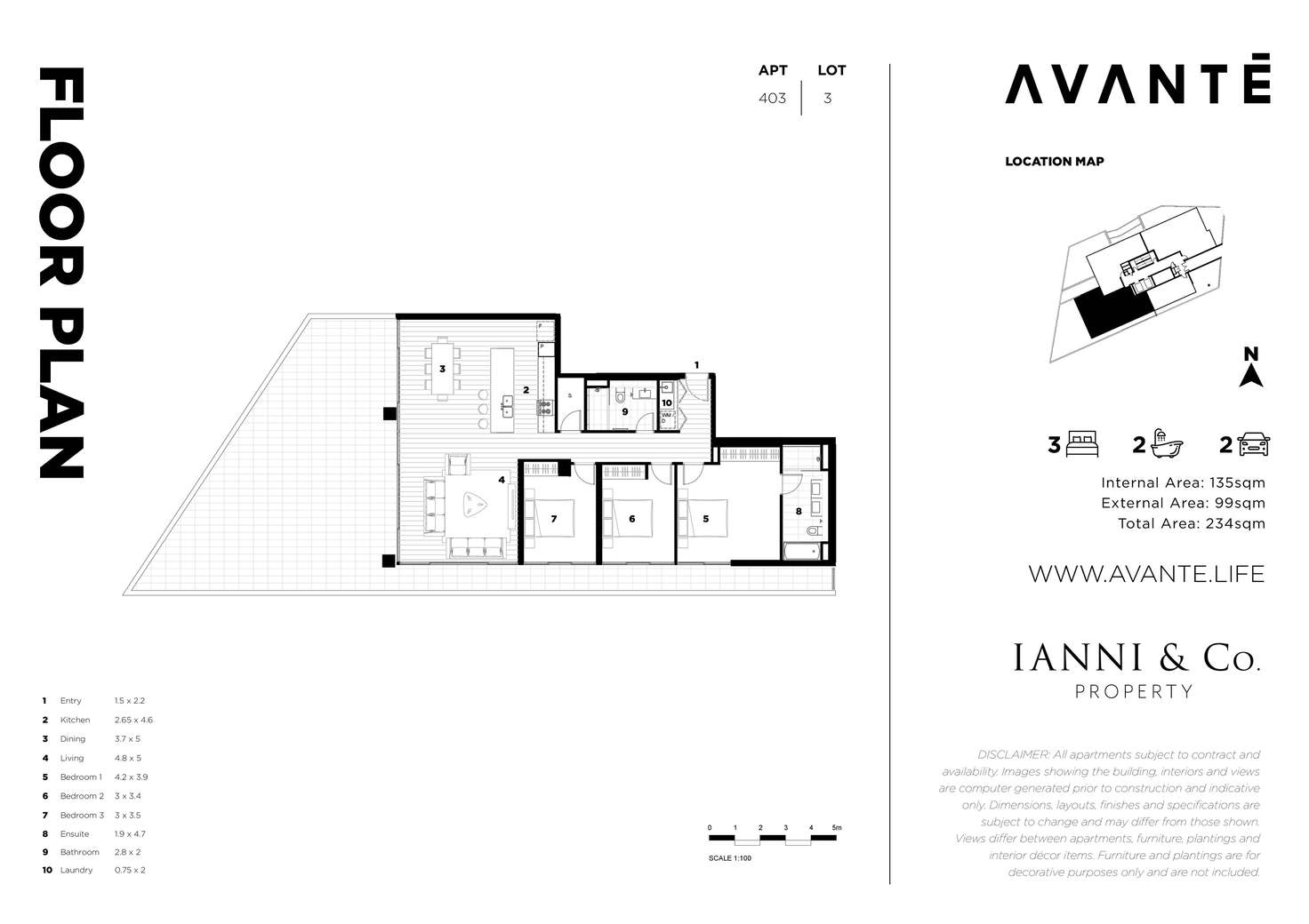 Floorplan of Homely apartment listing, Level 4-18/3 Rawson Street, Wollongong NSW 2500