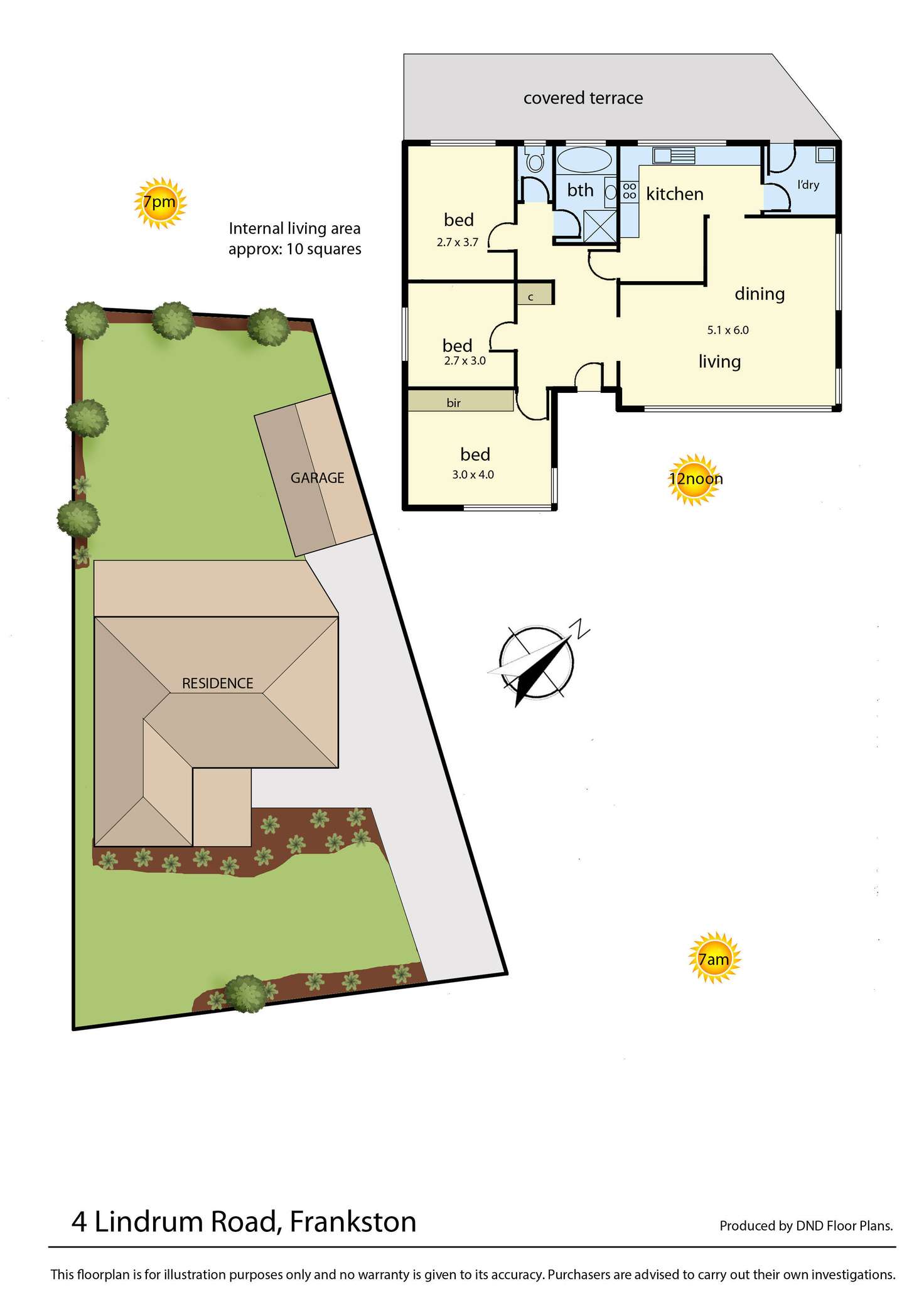 Floorplan of Homely house listing, 4 Lindrum Road, Frankston VIC 3199