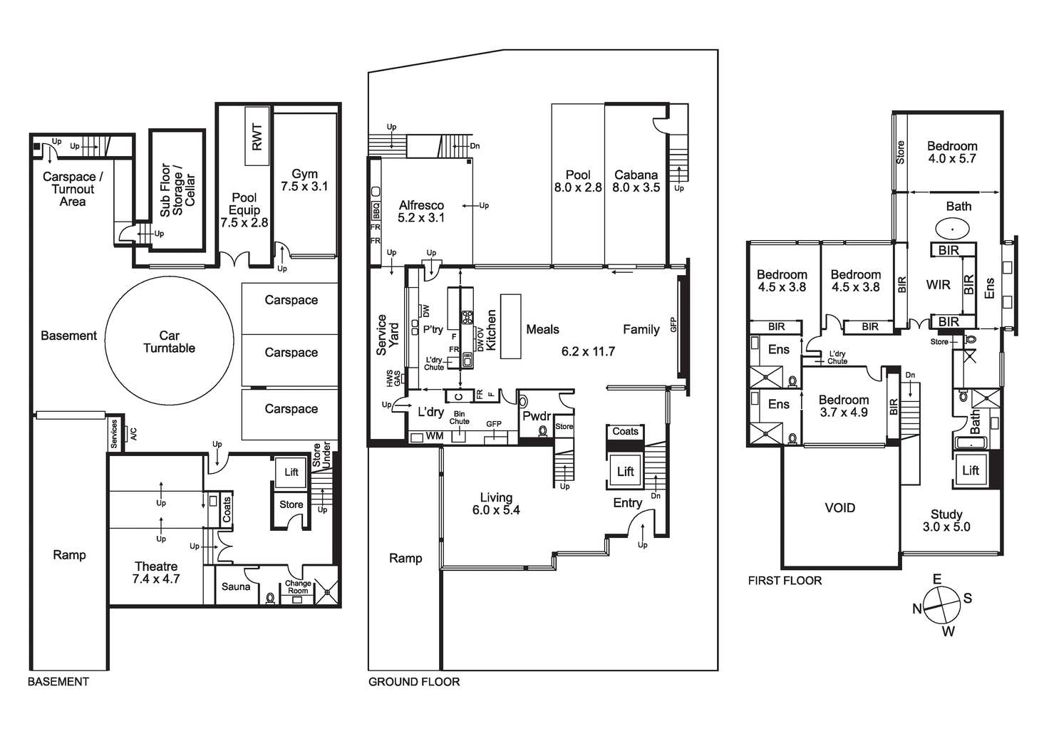 Floorplan of Homely house listing, 206 Napier Street, Essendon VIC 3040