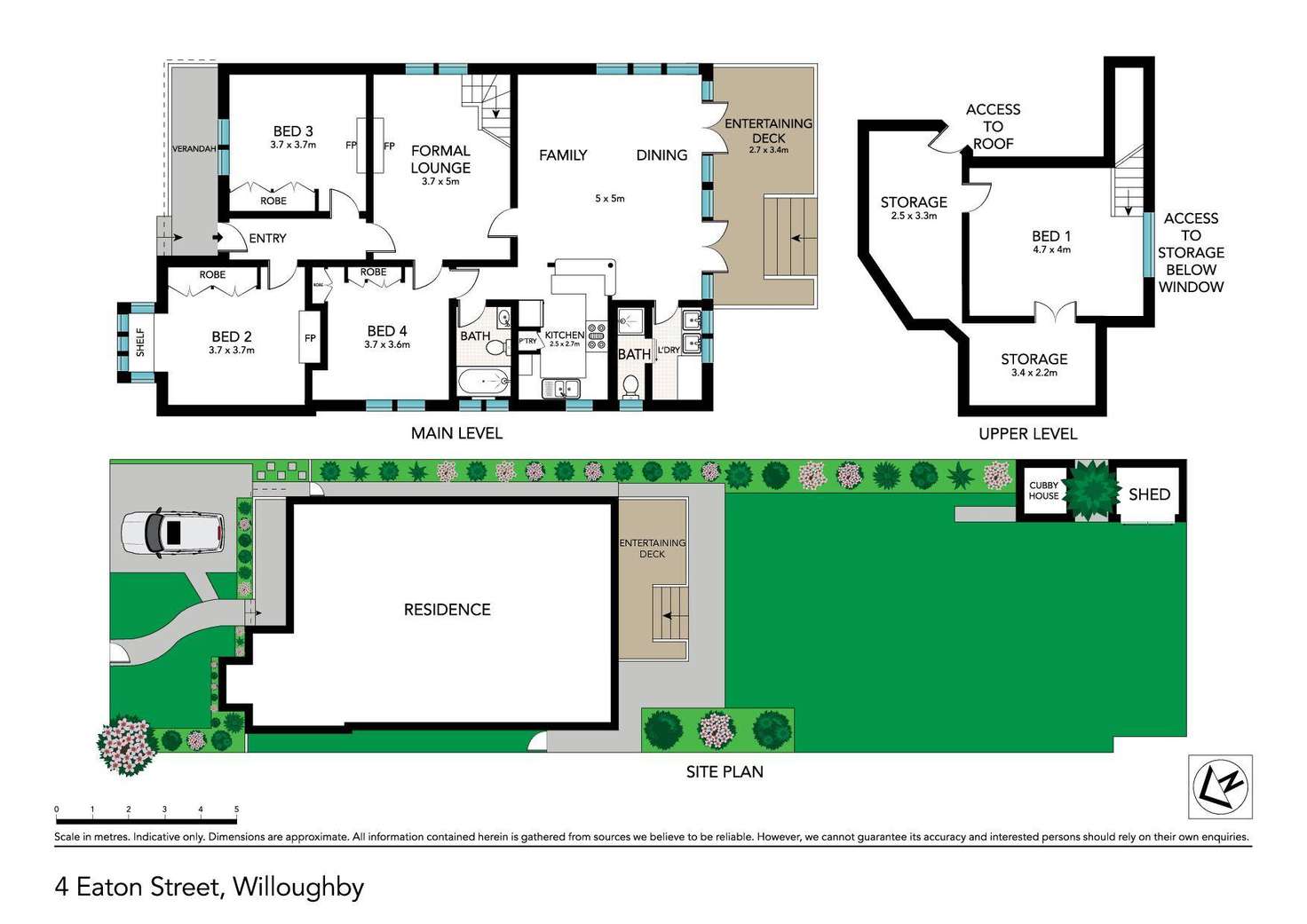 Floorplan of Homely house listing, 4 Eaton Street, Willoughby NSW 2068