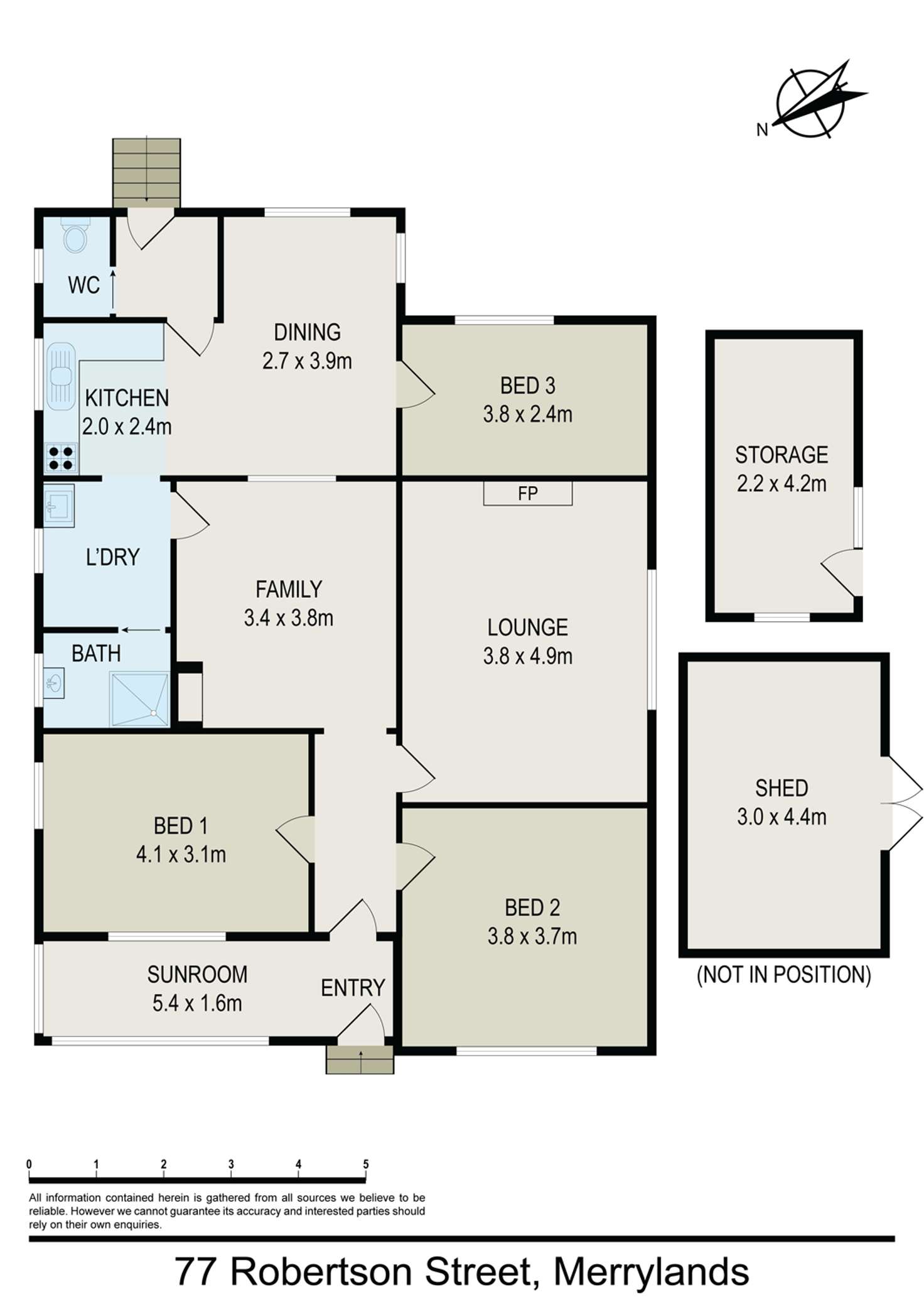 Floorplan of Homely house listing, 77 Robertson Street, Merrylands NSW 2160