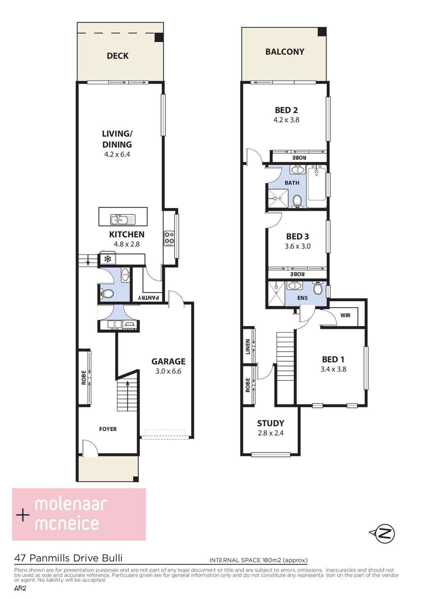 Floorplan of Homely semiDetached listing, 47A Panmills Drive, Bulli NSW 2516