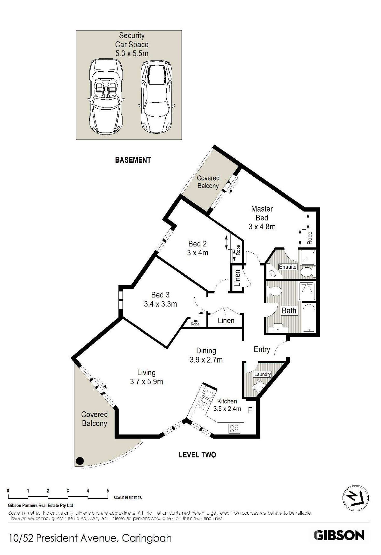 Floorplan of Homely apartment listing, 10/52 President Avenue, Caringbah NSW 2229